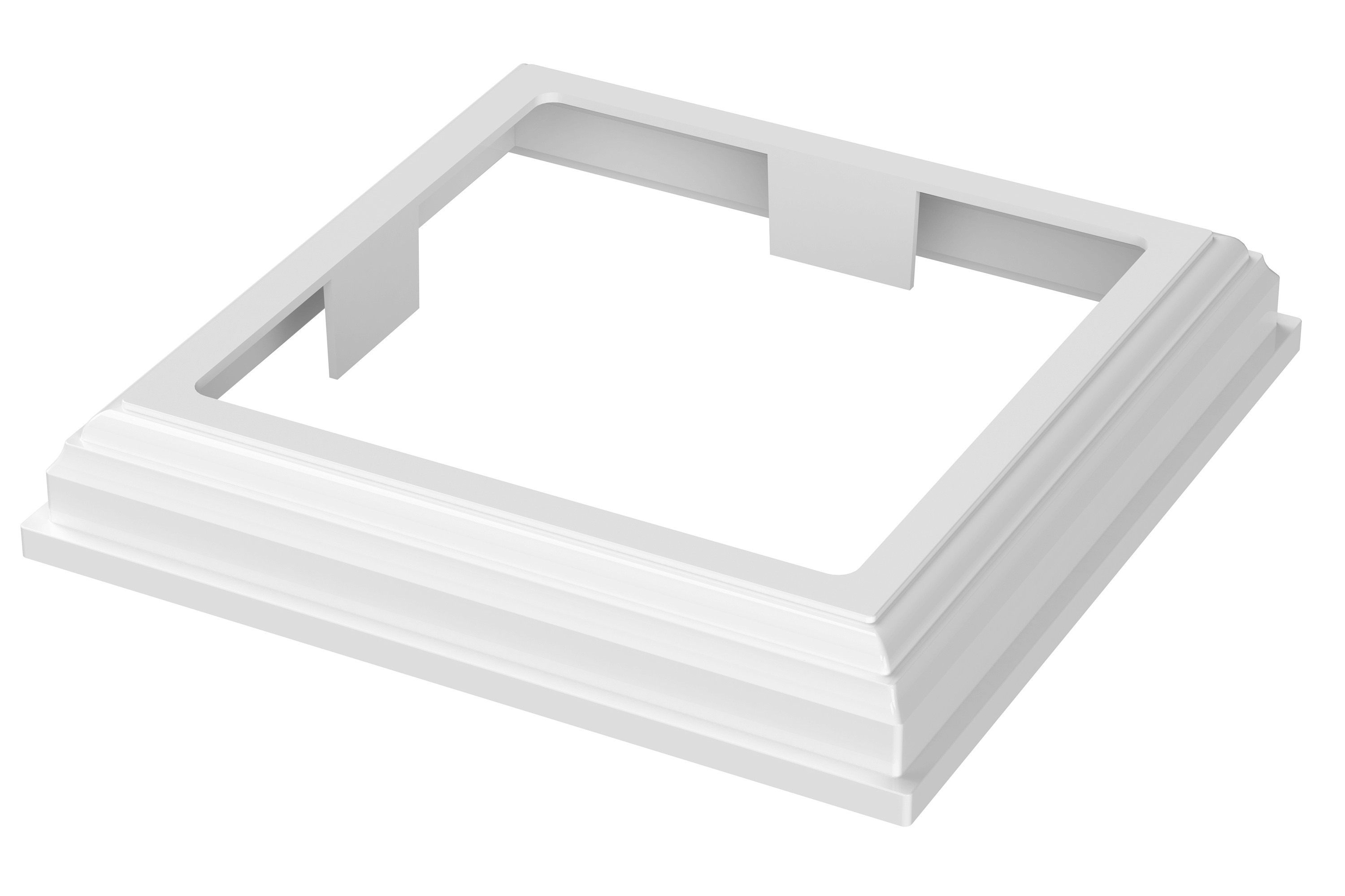 6-classic-trim Vinyl Post Caps & Trim - Superior Plastic Products