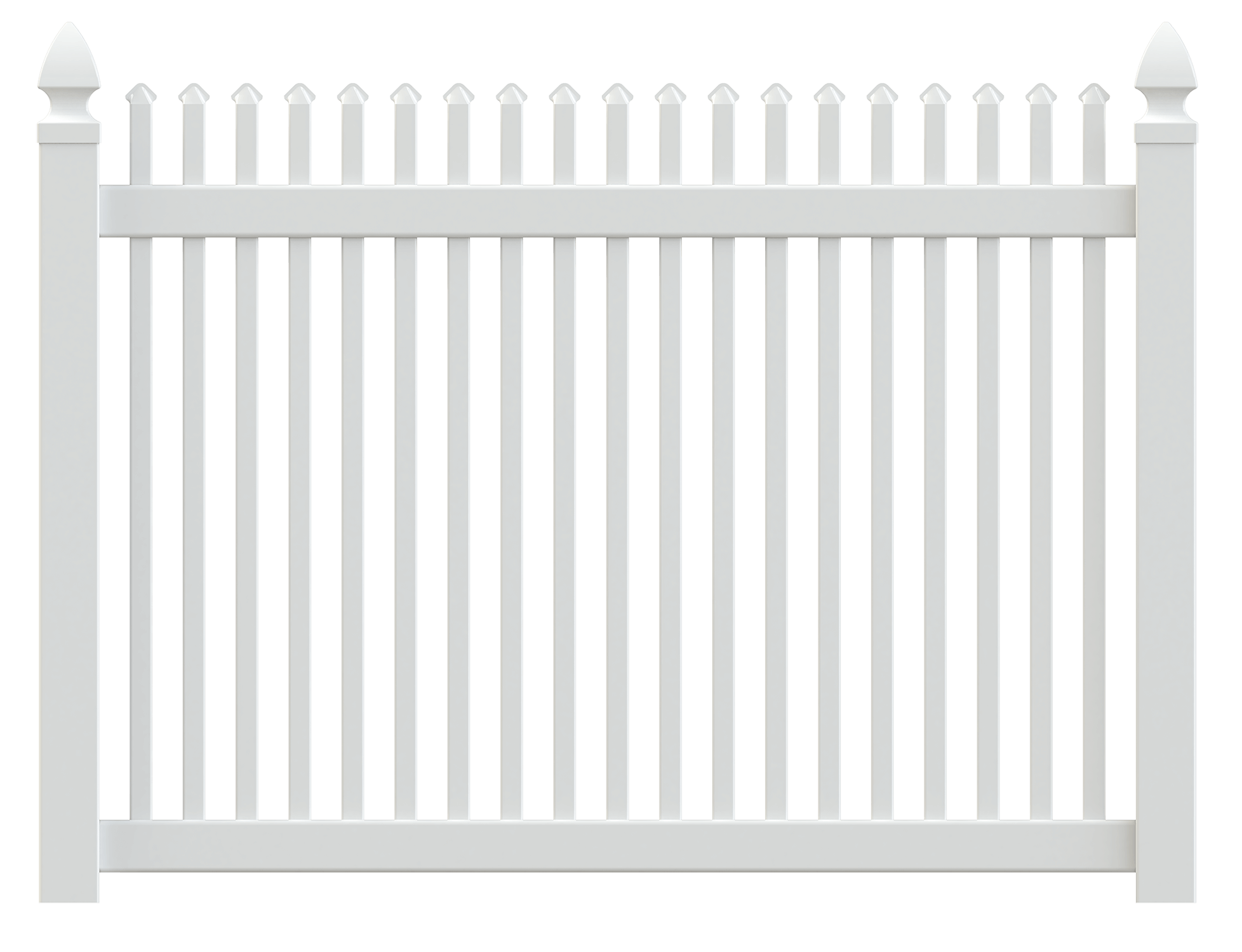 Classic Vinyl Picket Fence - Superior Plastic Products