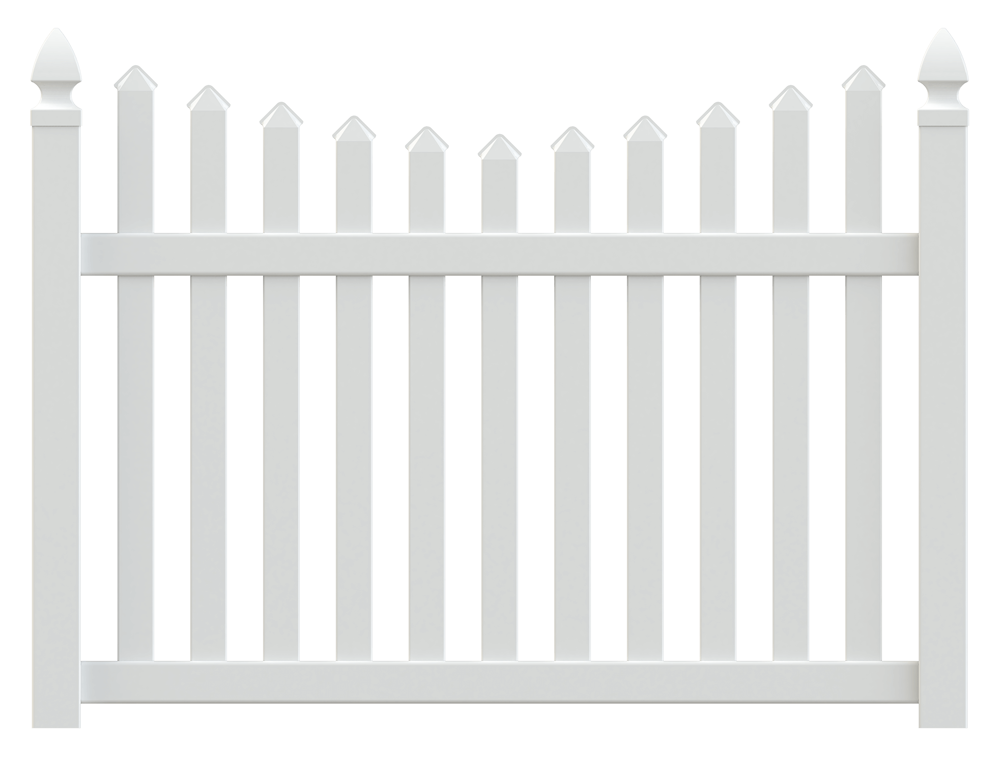 Classic Vinyl Picket Fence - Superior Plastic Products