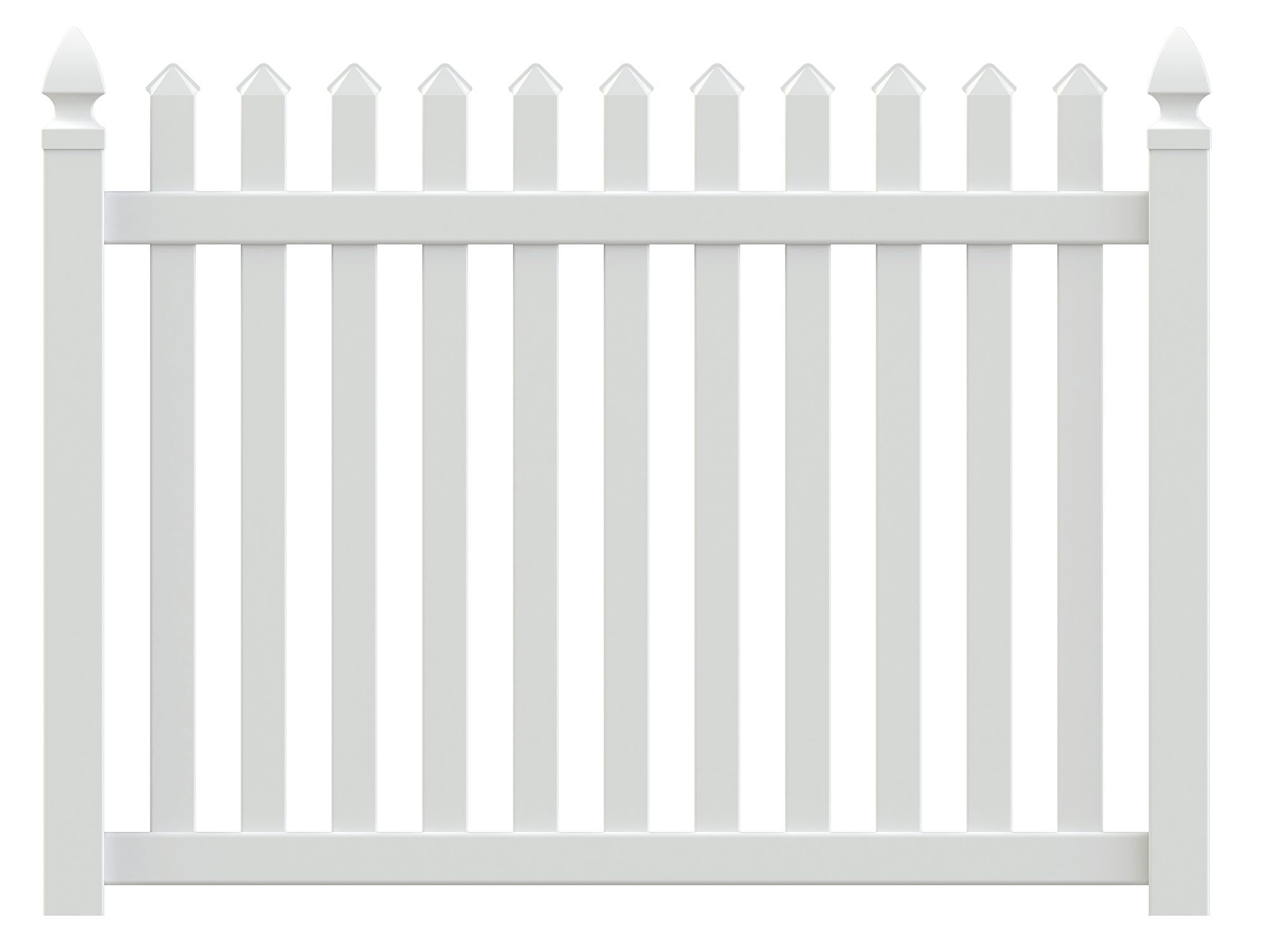 Classic Vinyl Picket Fence - Superior Plastic Products