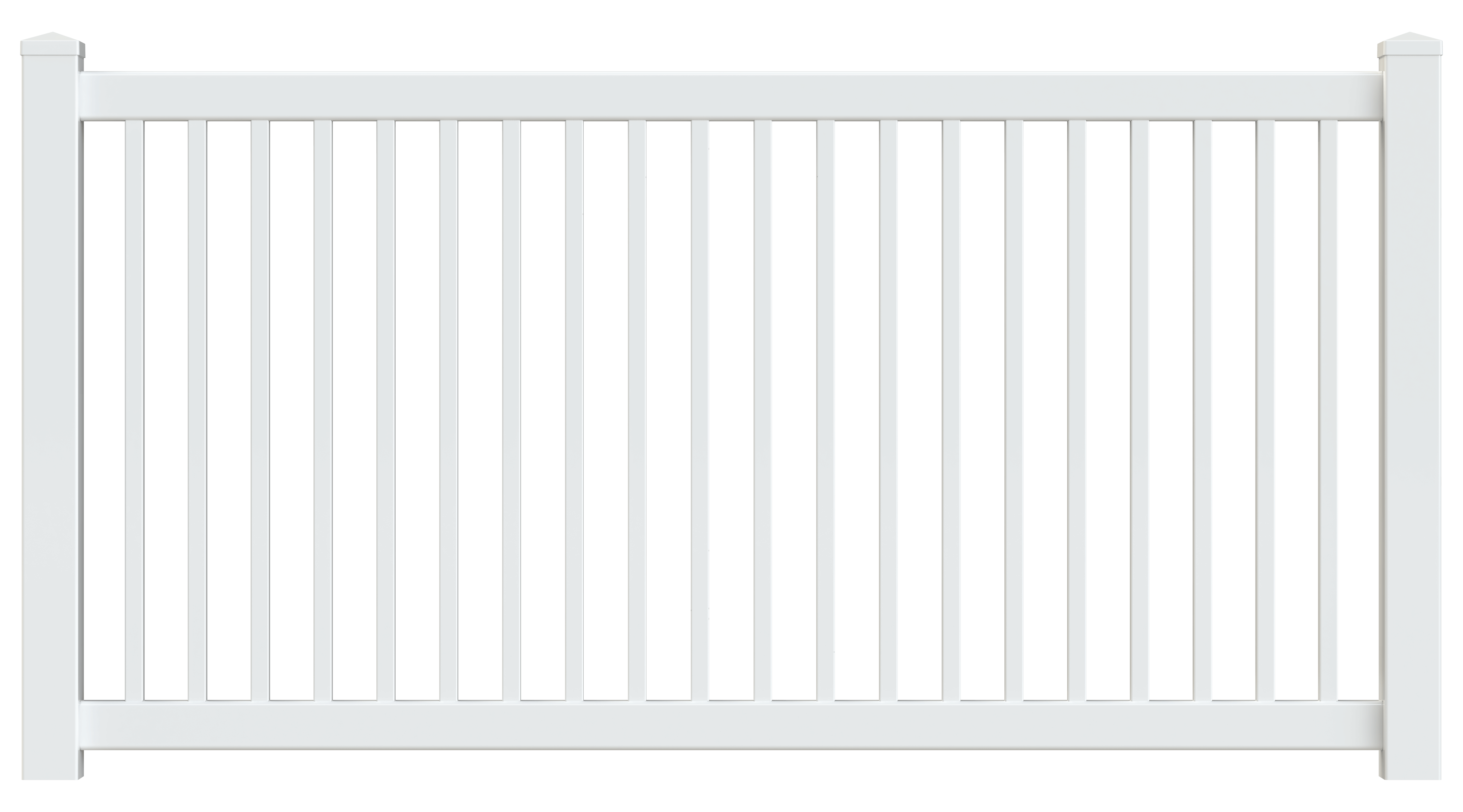 Model Vinyl Yard Fence - Superior Plastic Products