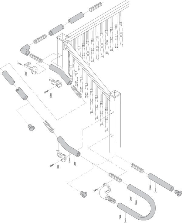 ada-aluminum-handrail-part-diagram-4 ada-aluminum-handrail-part-diagram-4